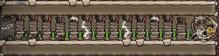 Te first power plant can provide electricity for various devices for even a few circles with a single charge. - How to start? | Oxygen Not Included - The Beginning - Oxygen Not Included Game Guide