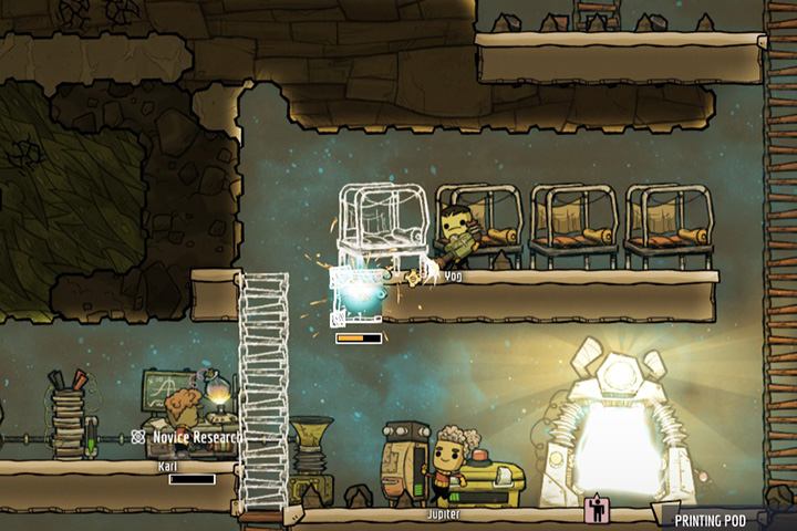 Your duplicants handle stress better, if they have somewhere to sleep. - How to start? | Oxygen Not Included - The Beginning - Oxygen Not Included Game Guide