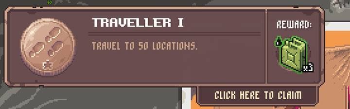 How to unlock: Visit 50 locations (points on the map) - List of trophies of Pathway - Appendix - Pathway Guide and Tips