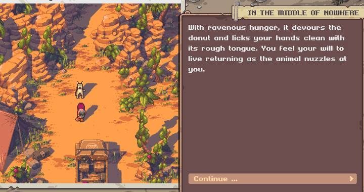 While traveling alone, you have a chance of finding a lone dog. - How to unlock a dog in Pathway? - FAQ - Pathway Guide and Tips