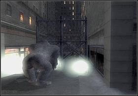 Destroy some nets blocking the road to move further - In The Streets Of New York - Walkthrough - Peter Jacksons King Kong - Game Guide and Walkthrough
