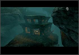 Walk through the gate, down the stairs, and go into the building that is something like a fortress - Sacrifice - Walkthrough - Peter Jacksons King Kong - Game Guide and Walkthrough