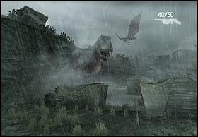 Once he turns to you and God forbid attacks you, fire a round with the machine gun at him (at his head when he's close to you) - V-Rex - Walkthrough - Peter Jacksons King Kong - Game Guide and Walkthrough