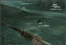 Start walking and follow the path and you'll reach a small pond - Ann - Walkthrough - Peter Jacksons King Kong - Game Guide and Walkthrough