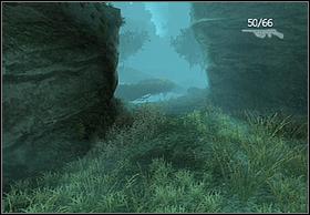 Once the terrain is clear, move on and walk between the mountain rock - Ann - Walkthrough - Peter Jacksons King Kong - Game Guide and Walkthrough