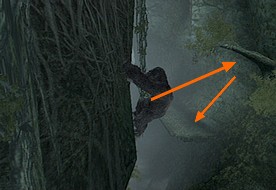 and then on planted wall - Kong - Walkthrough - Peter Jacksons King Kong - Game Guide and Walkthrough