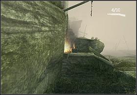 Head under the rock on the waterfall - Brontosaurus - Walkthrough - Peter Jacksons King Kong - Game Guide and Walkthrough