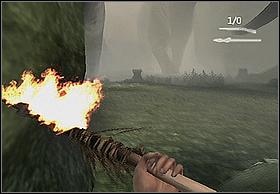 Run to the centre of the canyon (itll have three exits) and move in the opposite direction as brontosauruses - Brontosaurus - Walkthrough - Peter Jacksons King Kong - Game Guide and Walkthrough