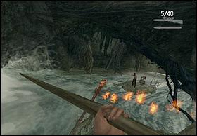 Now, youll enter next section of the river - On The Raft - Walkthrough - Peter Jacksons King Kong - Game Guide and Walkthrough