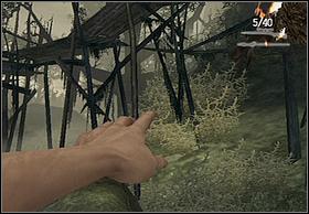 Youre getting near the end of the stage, but before it happens, you must break through last natives bastion - On The Raft - Walkthrough - Peter Jacksons King Kong - Game Guide and Walkthrough