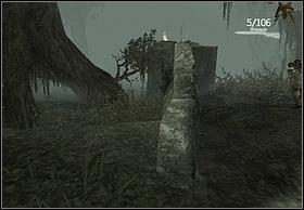 Taking the next, short passage between rocks, you should stand on the bigger glade - Swamps - Walkthrough - Peter Jacksons King Kong - Game Guide and Walkthrough