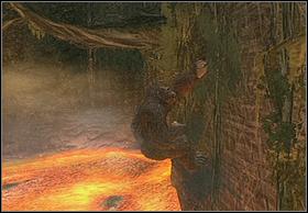 Slide down and jump on the pillar in the middle of the pool in the proper moment - Kong To The Rescue - Walkthrough - Peter Jacksons King Kong - Game Guide and Walkthrough