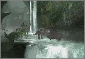 Now, jump down again find yourself in the rivers, where many waterfalls are falling to - Kong To The Rescue - Walkthrough - Peter Jacksons King Kong - Game Guide and Walkthrough