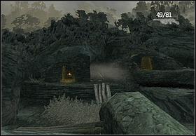 During walking down, run as fast as you can to the building situated on the left side (therell be a parachute and crate, so take advantage of it) - To The Plane - Walkthrough - Peter Jacksons King Kong - Game Guide and Walkthrough