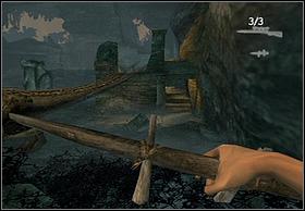 Drive the next worm on the spear (therere only two) and return to the place, where you took fire (dont use the decoy during the way) - To The Lair - Walkthrough - Peter Jacksons King Kong - Game Guide and Walkthrough