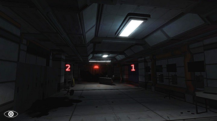 An active clone is on the other side of the curtain - Reach Administrative zone | Walkthrough - Walkthrough - Phantaruk Game Guide