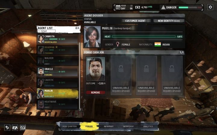 You earn money with each passing hour - Phantom Doctrine Game Guide