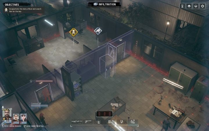 Get the key and then go down to find the shipment - that place is patrolled by one soldier - Chapter II | KGB campaign walkthrough in Phantom Doctrine Game - KGB Campaign - Phantom Doctrine Game Guide