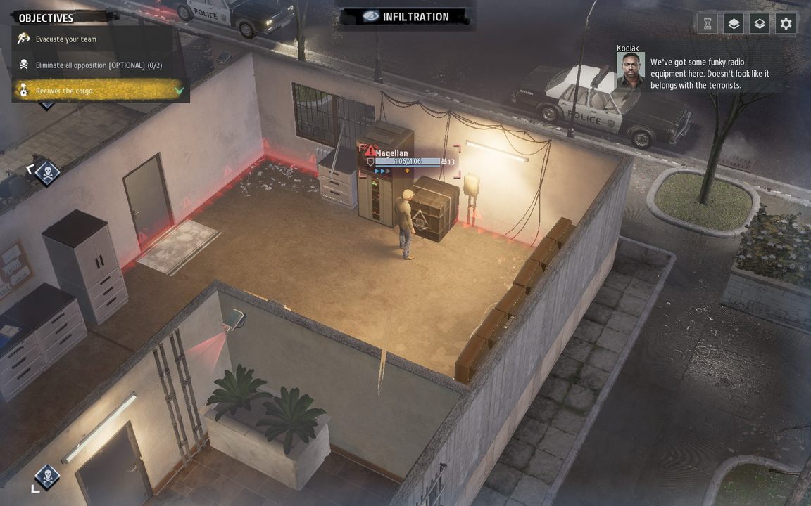 The people you need to eliminate (preferably with the help of a breach mechanism with silencers) are on the ground floor (the first screen below) and on the first floor (the second screen below) - Chapter V | KGB campaign walkthrough in Phantom Doctrine Game - KGB Campaign - Phantom Doctrine Game Guide