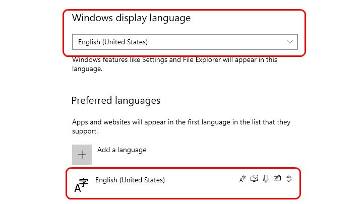 Make sure that English (United States) is selected on the Windows display language tab - Phasmophobia: Microphone does not work – how to fix? - Appendix - Phasmophobia Guide