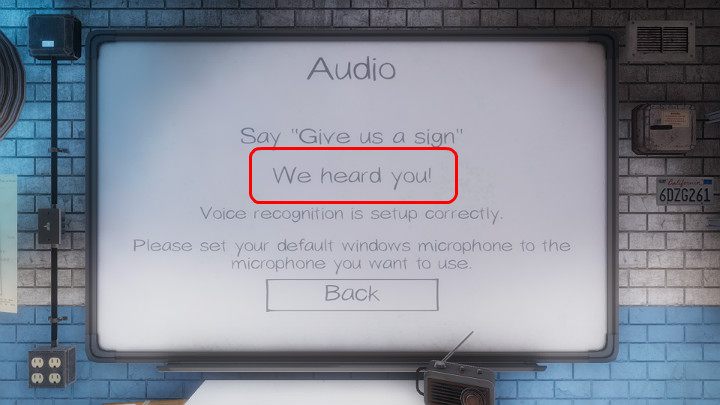 After a while, a message should appear on the monitor screen that the game has correctly recognized your voice - Phasmophobia: Microphone does not work – how to fix? - Appendix - Phasmophobia Guide