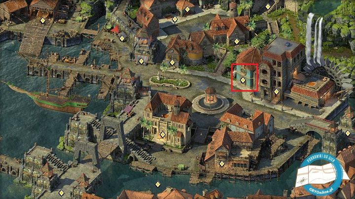 You can buy the spyglass from the merchant trading in the marked building. - Pillars Of Eternity 2: Managing your ship and crew - Pillars Of Eternity 2: Traveling by ship - Pillars Of Eternity 2 Deadfire Game Guide