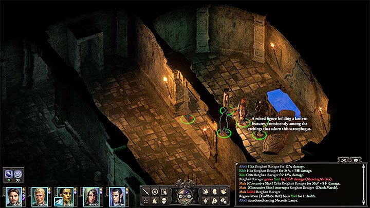 A total of three parts (odes) of the eulogy are to be found in The Hanging Sepulchers - Pillars Of Eternity 2: Eulogy for the Dead - Walkthrough - Pillars Of Eternity 2: Quests Neketaka Island - Pillars Of Eternity 2 Deadfire Game Guide