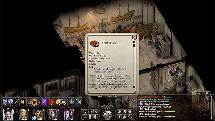 Later on in the game, you can use Thiefs Putty (see above picture) to make opening locks easier - Pillars Of Eternity 2: How to open locked doors and chests? - Pillars Of Eternity 2: FAQ - Pillars Of Eternity 2 Deadfire Game Guide
