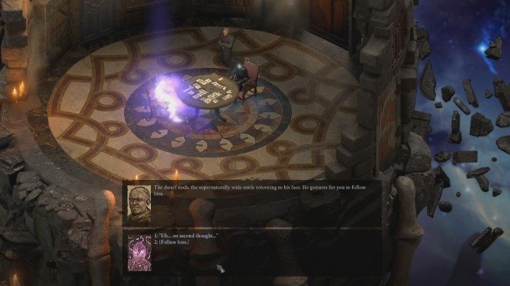 An important piece of information is that the conversation with Pallid Knight may not end well - Pillars Of Eternity 2: Prologue - Walkthrough - Pillars Of Eternity 2: Quests Island Maje - Pillars Of Eternity 2 Deadfire Game Guide