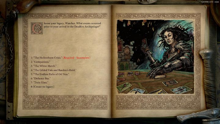 This robust interactive story creator allows to make all the important decisions from the previous entry. - Pillars Of Eternity 2: How to import saves from Pillars of Eternity? - Pillars Of Eternity 2: FAQ - Pillars Of Eternity 2 Deadfire Game Guide