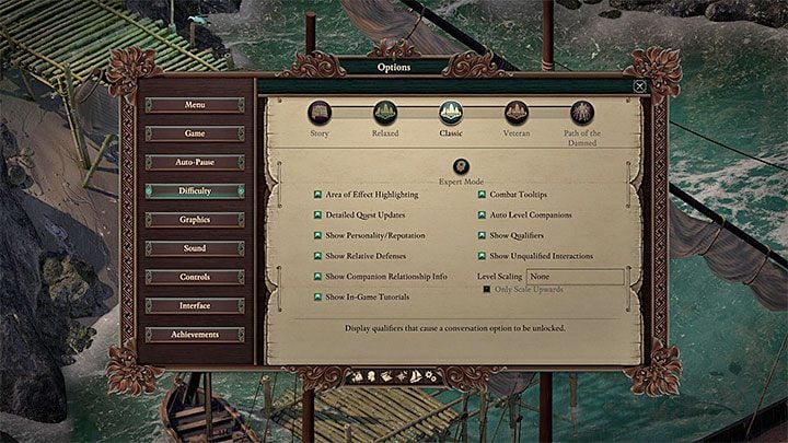 The aforementioned expert mode turns off most of the options that can make the game easier - Pillars of Eternity 2: Choosing the difficulty level - Pillars Of Eternity 2: Basics - Pillars Of Eternity 2 Deadfire Game Guide