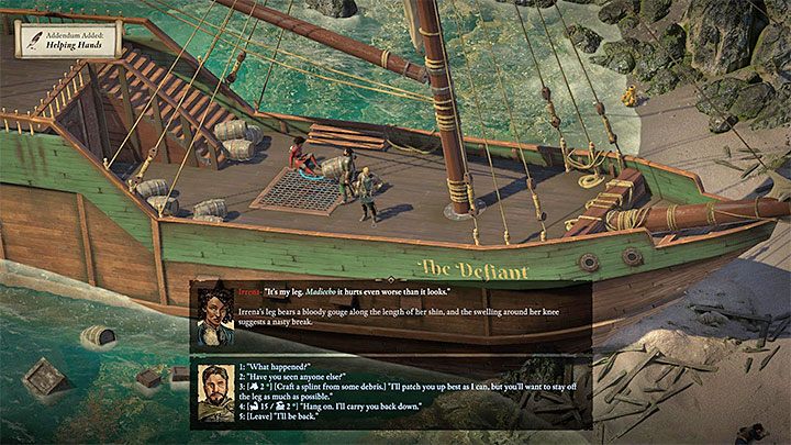 You get this quest after finishing the prologue - you have to find the survivors of the wreckage - Pillars Of Eternity 2: Side Quests in Maje Island - Walkthrough - Pillars Of Eternity 2: Quests Island Maje - Pillars Of Eternity 2 Deadfire Game Guide