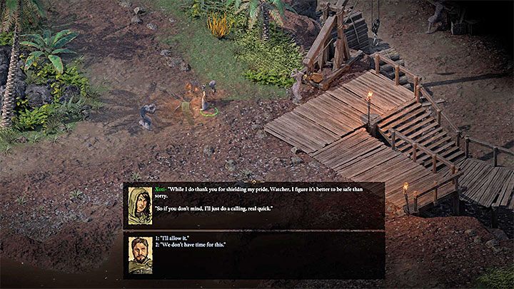 The described quest should appear in your journal right after Xoti joins your team and you have your first true conversation with her - Pillars Of Eternity 2: The Lantern of Gaun - Xotis companion quest Walkthrough - Pillars Of Eternity 2: Companion quests - Pillars Of Eternity 2 Deadfire Game Guide