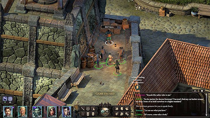 During your conversation with Ezzali Bardatto you can start this quest immediately or you can use Streetwise 4 and ask her to stand up for you within Vailian Trade Company (this improves your relation with that faction) in exchange for running an investigation - Pillars Of Eternity 2: The conflict between Valera and Bardatto - Walkthrough - Pillars Of Eternity 2: Quests Neketaka Island - Pillars Of Eternity 2 Deadfire Game Guide