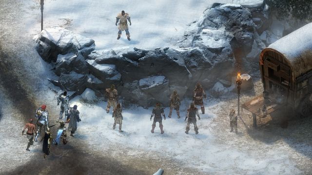 After walking through the village gates you will be automatically moved to the gathering place. - The Forgotten Army - main quest | Pillars of Eternity The White March - Stalwart - Pillars of Eternity Game Guide & Walkthrough