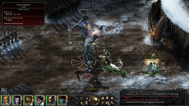 It is a good idea to cast several weakening spells to help you defeat Eyeless Hammers. - The Iron Flail - main quest | Pillars of Eternity The White March - Stalwart - Pillars of Eternity Game Guide & Walkthrough