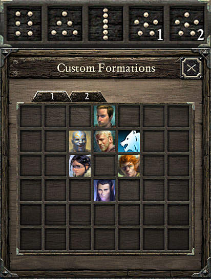 Both during battle and while you travel through the world, your team is set in a specific combat formation - Combat formation | Pillars of Eternity - Party - Pillars of Eternity Game Guide & Walkthrough