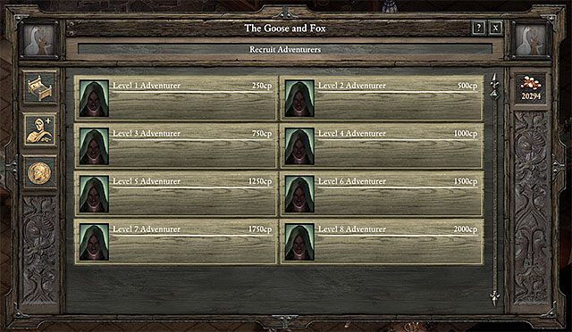 How to unlock: Create and hire an adventurer from the Adventurers Hall - Achievements | Pillars of Eternity - Appendix - Pillars of Eternity Game Guide & Walkthrough