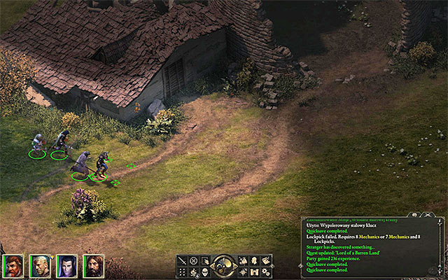 The cottage in Magrans Fork, where you find Kolsc - Lord of a Barren Land - Side quest | Pillars of Eternity - Esternwood and Raedrics Hold - Pillars of Eternity Game Guide & Walkthrough