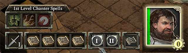 Keep attention to the amount of chanted phrases shown in the right lower corner of character icon - Chanter | Pillars of Eternity Character Classess - Character Classess - Pillars of Eternity Game Guide & Walkthrough