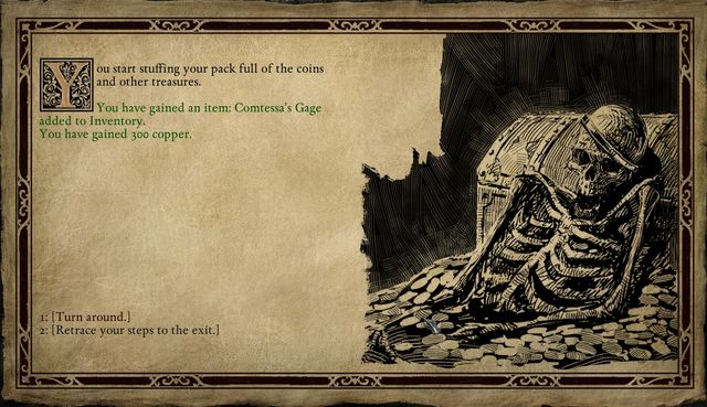 In these corridors you can also find treasure (300 coins and very good gloves) - Whispers in the Dark - side quest | Pillars of Eternity The White March - Stalwart - Pillars of Eternity Game Guide & Walkthrough