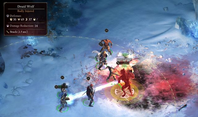 If you want to finish the quest quickly, just kill the druid. - The Hunters Favor - side quest | Pillars of Eternity The White March - Stalwart Village - Pillars of Eternity Game Guide & Walkthrough