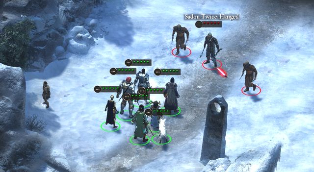 You dont have to worry about Nesta during the fight because she will not be attacked - Risk Tolerance - side quest | Pillars of Eternity The White March - Stalwart - Pillars of Eternity Game Guide & Walkthrough