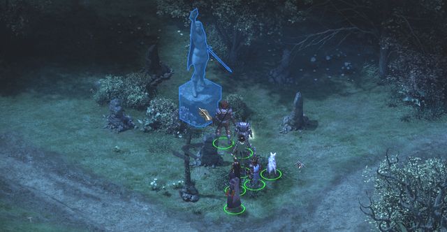 You will find the statue of Magran at the big intersection in the center of the location. - Iron and Flame - side quest | Pillars of Eternity The White March - Stalwart - Pillars of Eternity Game Guide & Walkthrough