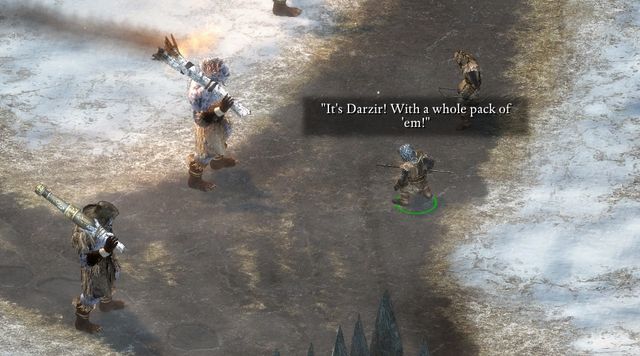 You will reach the Stalwart village at a bad time - during the attack of a nearby ogre clan. - Durgans Battery - main quest | Pillars of Eternity The White March Part I - Starting The Adventure - Pillars of Eternity Game Guide & Walkthrough