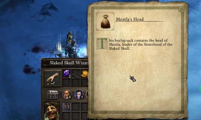 Aby móc wrócic do zleceniodawcy musisz zabrac glowe Meztli. - Other side quests in Stalwart Village | Pillars of Eternity The White March - Stalwart Village - Pillars of Eternity Game Guide & Walkthrough