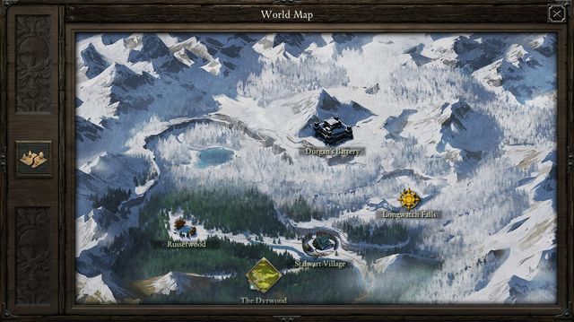 The game world of The White March expansion to the Pillars of Eternity was divided into two main sections - Game world | Pillars of Eternity The White March Part I - New Content in Pillars of Eternity: The White March Part I - Pillars of Eternity Game Guide & Walkthrough