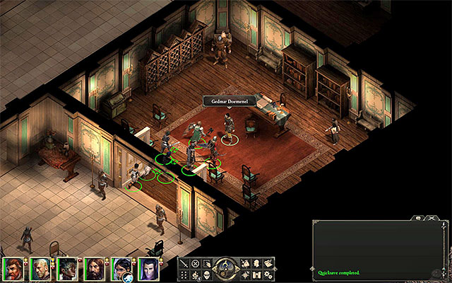 House Doemenel is led by Gedmar Doemenel - Choosing the faction in Defiance Bay | Pillars of Eternity - Defiance Bay - Pillars of Eternity Game Guide & Walkthrough