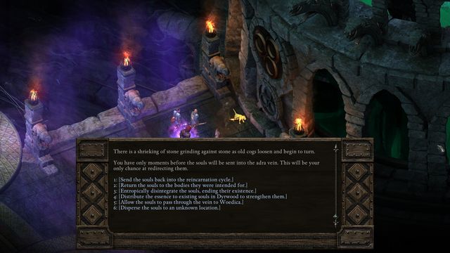The second decision concerns the souls collected by Thaos - Endings | Pillars of Eternity - Final Locations in Pillars of Eternity - Pillars of Eternity Game Guide & Walkthrough