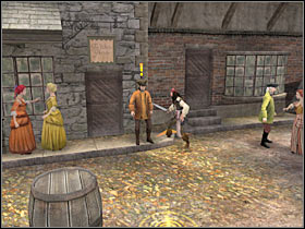 Now you should consider surprising two other soldiers - Mission 3 - part 1 - Mission 3 - Port Royal - Pirates of the Caribbean: At Worlds End - Game Guide and Walkthrough